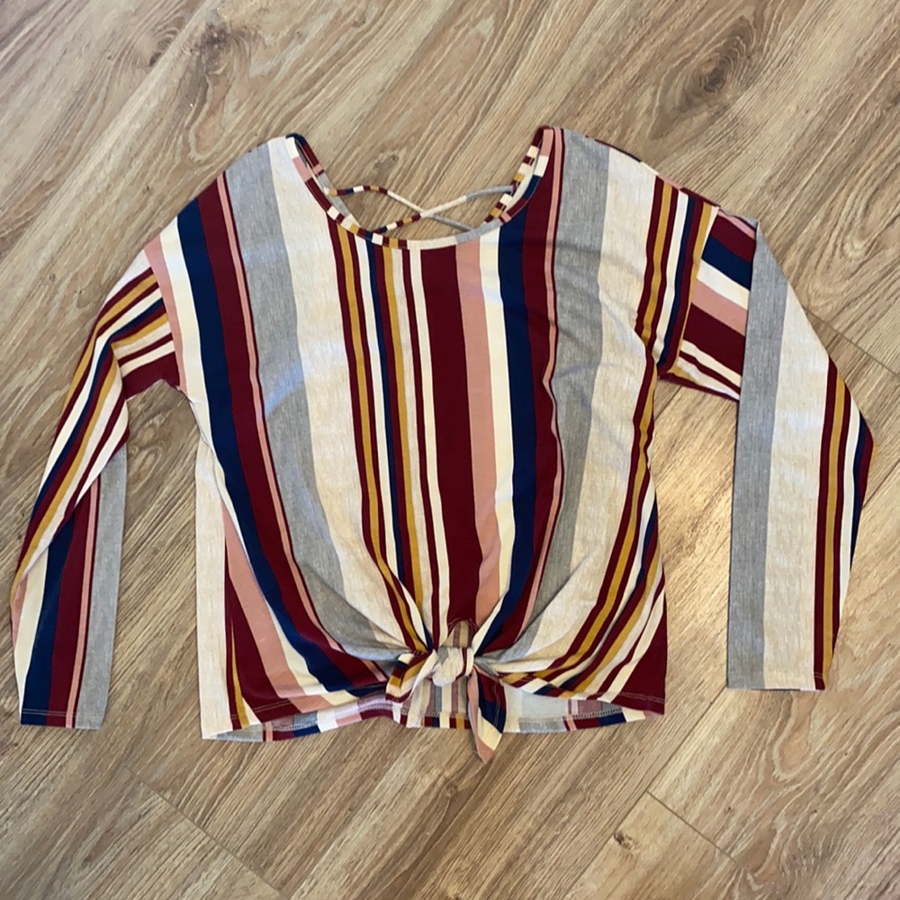 Striped long sleeve tshirt